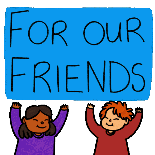 For Our Friends For Our Neighbors Sticker - For Our Friends For Our Neighbors For Our Family Stickers
