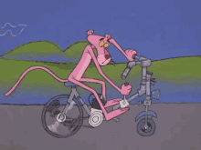 Pantera Cor De Rosa Pink Panther GIF - Pantera Cor De Rosa Pink Panther Motorcycle GIFs