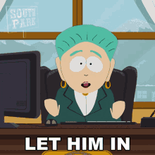 Let Him In Mayor Mcdaniels GIF - Let Him In Mayor Mcdaniels South Park GIFs