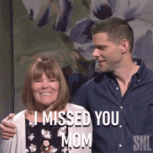 I Missed You Mom Saturday Night Live GIF - I Missed You Mom Saturday Night Live Im Glad Youre Here Mom GIFs