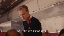 Youre My Favorite Flight Attendant GIF - Youre My Favorite Flight Attendant Laugh GIFs