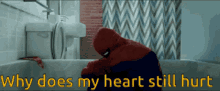 Why Does My Heart Still Hurt Spider Man GIF - Why Does My Heart Still Hurt Spider Man Crying GIFs