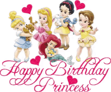 Happy Birthday Disney GIF - Happy Birthday Disney Princess GIFs