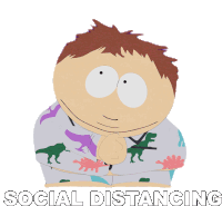 Social Distancing South Park Sticker - Social Distancing South Park Pandemic Special Stickers
