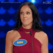 Good For Her Family Feud Canada GIF - Good For Her Family Feud Canada Petty Smile GIFs