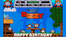 Dizzy Happy Birthday GIF - Dizzy Happy Birthday Video Games GIFs
