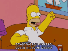 Point Spread GIF - Point Spread Simpsons GIFs