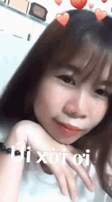 Thao Mat Selfie GIF - Thao Mat Selfie Heart GIFs