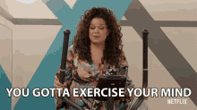 You Gotta Exercise Your Mind But You Also Have Yo Exercise Your Body GIF - You Gotta Exercise Your Mind But You Also Have Yo Exercise Your Body You Have To Exercise Mind And Body GIFs