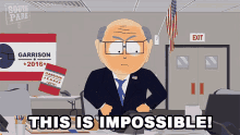 This Is Impossible Herbert Garrison GIF - This Is Impossible Herbert Garrison President Garrison GIFs