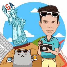 santosh dawar travel selfie pet camera