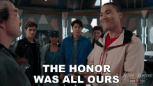 The Honor Was All Ours Zayto GIF - The Honor Was All Ours Zayto Red Dino Fury Ranger GIFs