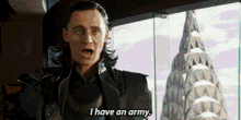 Who Is The Most Fearsome Of Them All? GIF - Loki I Have An Army We Have A Hulk GIFs