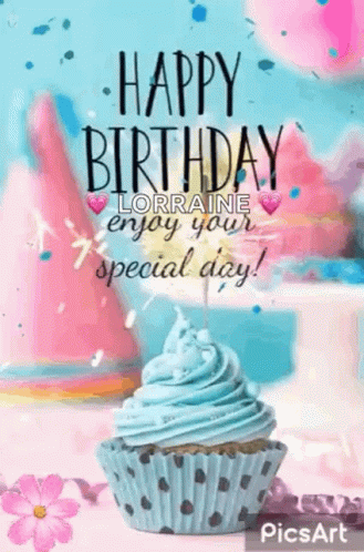 Happy Birthday To You Cupcake GIF - Happy Birthday To You Cupcake Enjoy  Your Day - Discover &amp; Share GIFs