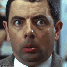 Mr Bean Rowan Atkinson GIF - Mr Bean Rowan Atkinson Silly Face GIFs