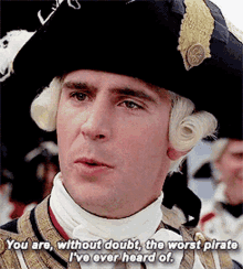 Pirates Of The Caribbean You Are Without Doubt GIF - Pirates Of The Caribbean You Are Without Doubt The Worst Pirate GIFs
