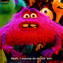 Art Monsters Inc GIF - Art Monsters Inc Touch GIFs