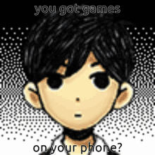 Omori Sunny GIF - Omori Sunny You Got Games On Your Phone GIFs