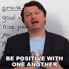 Be Positive With One Another Alex GIF - Be Positive With One Another Alex Engvid GIFs
