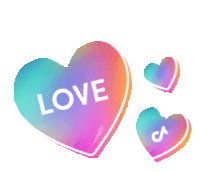 Heart Tiktok Sticker - Heart Tiktok Love Stickers