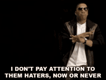 I Dont Pay Attention To Them Haters Now Or Never Nelly GIF - I Dont Pay Attention To Them Haters Now Or Never Nelly One And Only Song GIFs