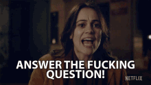 Answer The Fucking Question Melody Pedras GIF - Answer The Fucking Question Melody Pedras Dina Shihabi GIFs
