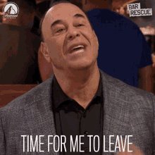 Time For Me To Leave Jon Taffer GIF - Time For Me To Leave Jon Taffer Bar Rescue GIFs