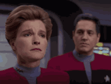 Star Trek Voyager Kathryn Janeway GIF - Star Trek Voyager Kathryn Janeway Chakotay GIFs