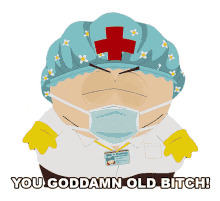 you goddamn old bitch eric cartman old bitch fuck you old lady s24e2