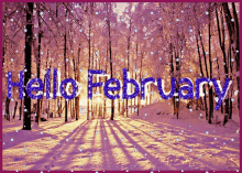Hello February February GIF - Hello February February First Of The Month GIFs