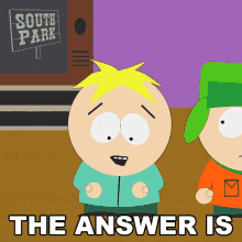 The Answer Is Butters Stotch GIF - The Answer Is Butters Stotch South Park GIFs