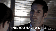 Fine You Have A Deal GIF - Fine You Have A Deal Lucifer Morningstar GIFs