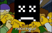 Pinch Simpsons GIF - Pinch Simpsons Deadpxlz GIFs