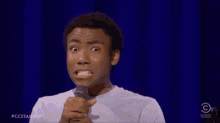 Oh Man GIF - Donald Glover Stressed Scared GIFs