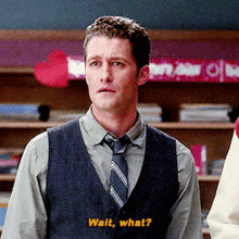 Glee Will Schuester GIF - Glee Will Schuester Wait What GIFs