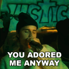 You Adored Me Anyway Justin Bieber GIF - You Adored Me Anyway Justin Bieber Unstable Song GIFs