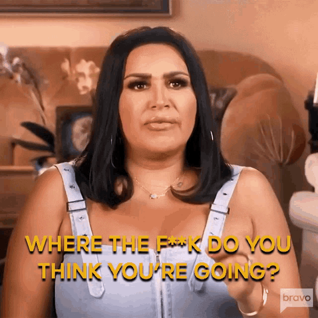 Where The Fuck Do You Think Youre Going Mercedes Javid GIF - Where The Fuck Do You Think Youre Going Mercedes Javid Shahs Of Sunset GIFs