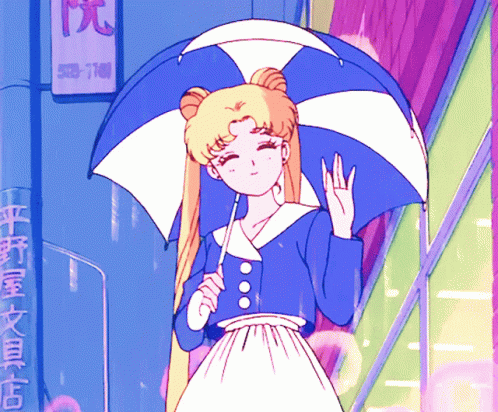Sailor Moon Aesthetic GIF - Sailor Moon Aesthetic Rain - Discover &amp; Share  GIFs