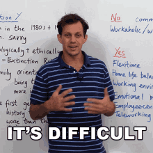 Its Difficult Learn English With Benjamin GIF - Its Difficult Learn English With Benjamin Its Hard GIFs