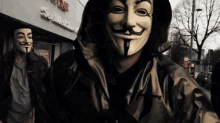 Guy Fawkes Day GIF - Guy Fawkes Mask Dancing Street GIFs