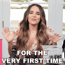 For The Very First Time Rosanna Pansino GIF - For The Very First Time Rosanna Pansino The First Time GIFs