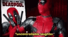 Wade Uncontrollable Laughter GIF - Wade Uncontrollable Laughter Deadpool GIFs