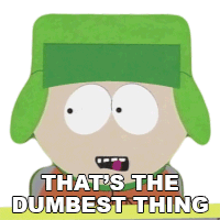 Thats The Dumbest Thing Ive Ever Heard Kyle Broflovski Sticker - Thats The Dumbest Thing Ive Ever Heard Kyle Broflovski South Park Stickers