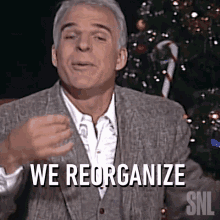 We Reorganize Steve Martin GIF - We Reorganize Steve Martin Saturday Night Live GIFs