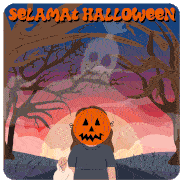 Halloween Selamat Halloween Sticker - Halloween Selamat Halloween Indonesia Stickers