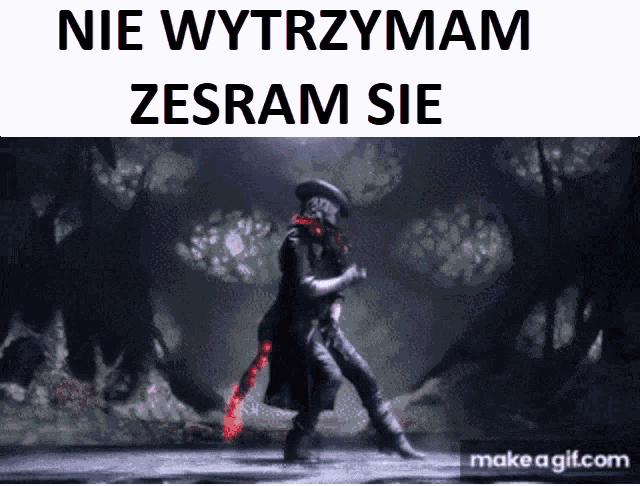 NIE WYTRZYMAM ZESRAM SIĘ