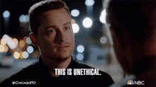 This Is Unethical Jay Halstead GIF - This Is Unethical Jay Halstead Chicago Pd GIFs