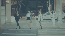 k pop korean pedestrian crossing cross walk dance