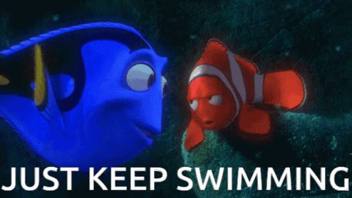 Keep On Swimming GIFs Tenor.