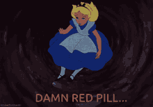 Red Pill Rabbit Hole GIF - Red Pill Rabbit Hole Alice GIFs